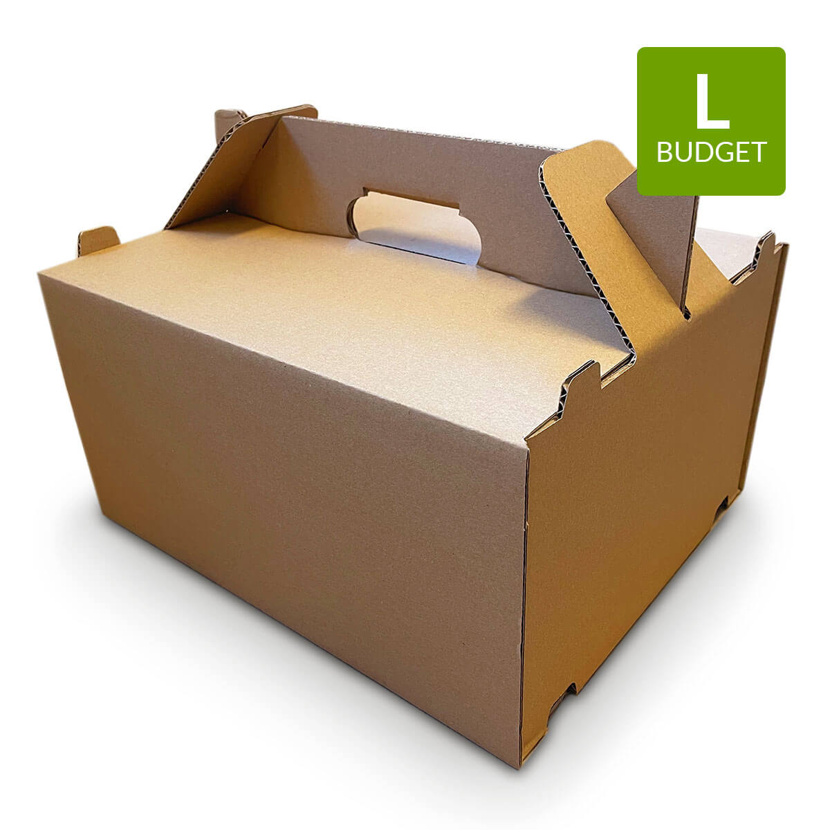 Partina City Filosofisch Gebakjes Budget take away box picknickmand van karton