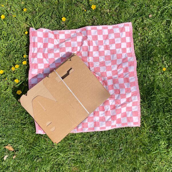 Kraft takeaway box van karton - Small